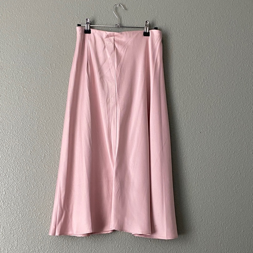 Satin Pink Skirt